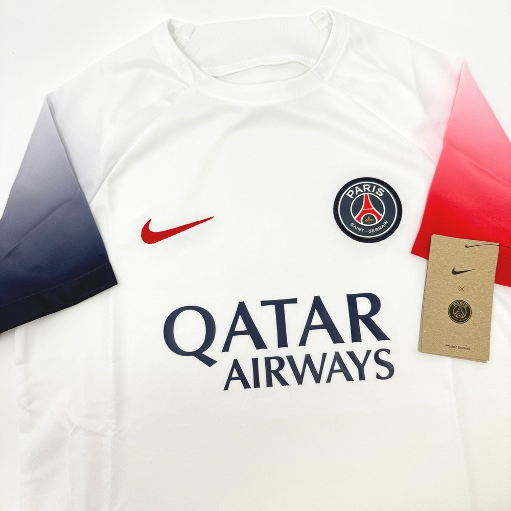 Nike Youth Paris Saint-Germain 2023-24 Away Soccer Jersey FD0639-101 Large NEW
